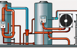 A water-water heat pump system