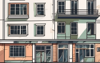 An old building with visible signs of wear and tear