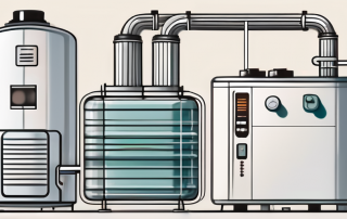 A modern heating system with a heat pump