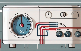 A heat pump with a 65-degree forward flow