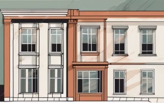 A building in the process of renovation