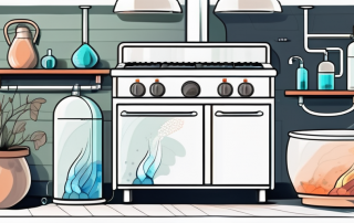 A modern erdgasheizung (natural gas heating system) with visible parts and functions