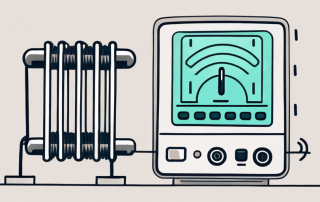 A wifi-enabled radiator thermostat being tested