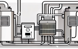 Various types of heat pumps interconnected