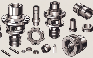 A disassembled heating valve