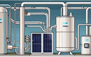 An ice storage heat pump system
