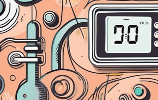 A thermostat with a child safety lock feature