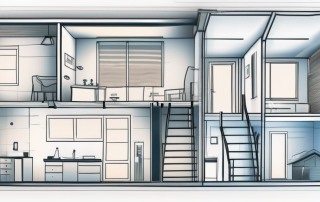 A house with visible airflow going in and out