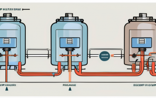 A water-to-water heat pump system