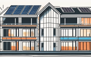 An old building undergoing energetic renovation