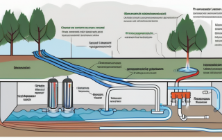A groundwater heat pump system