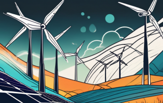 Various renewable energy sources such as wind turbines