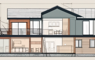 A multi-family house under construction