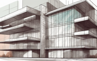 A variety of architectural structures