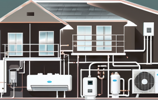 A modern luft-wärmepumpe (air heat pump)