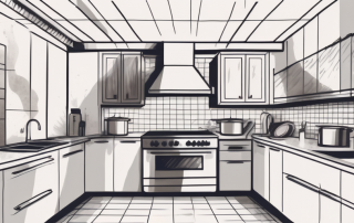 An advanced kitchen ventilation system efficiently removing smoke and steam