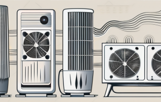 A variety of air source heat pumps
