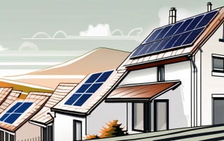 Solar panels installed on the roofs of traditional baden-württemberg houses