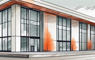 A german federal building with visible heating pipes