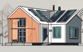 A heat pump with a visible evu (energy supply company) lock symbol
