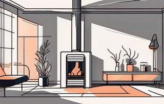 A cozy apartment interior with a cleverly designed