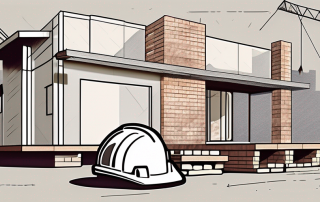 Various construction elements like bricks