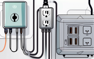 A luminea wlan socket being set up