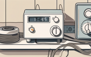 A heating thermostat being replaced