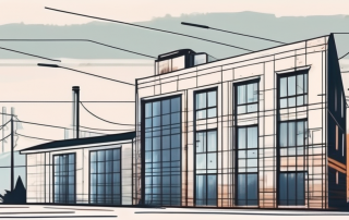 An old building with visible modern heating elements like solar panels and a heat pump