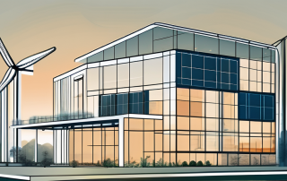 A complex building structure