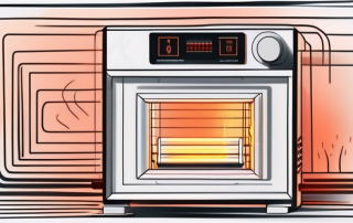 An infrared heating system with a digital temperature control panel