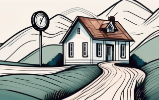 A house at the end of a winding path
