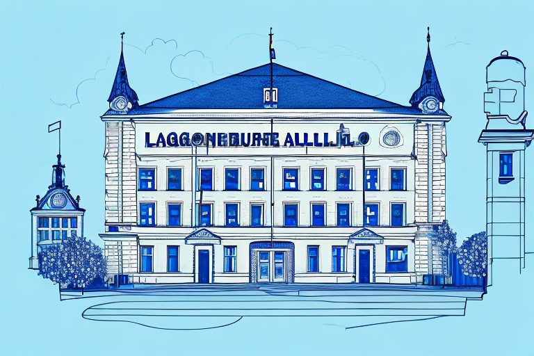 A town hall building in langsur