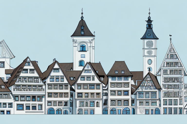 A cityscape of laufen