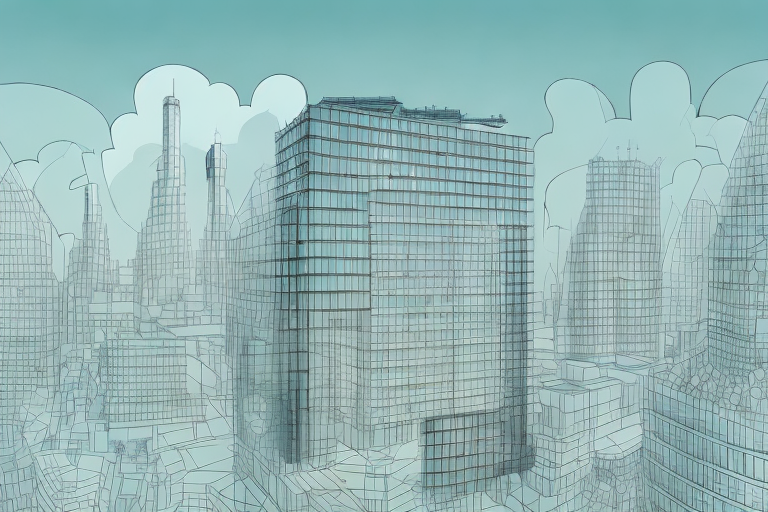 The hohenlinden cityscape with a focus on a building under construction