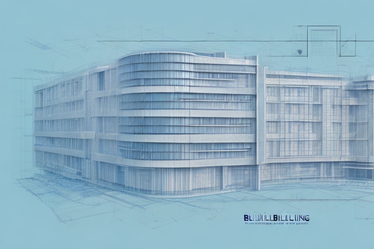 A building blueprint with a stamp of approval