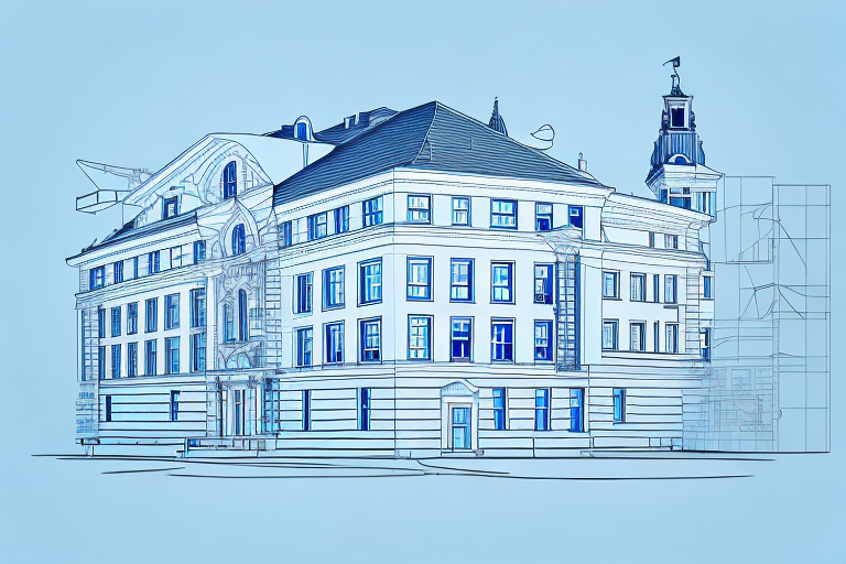 A town hall building in himmelkron
