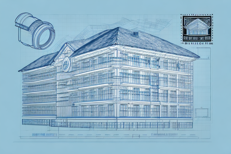 A blueprint for a building