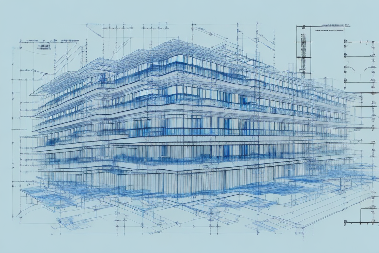 A construction blueprint with a stamp of approval