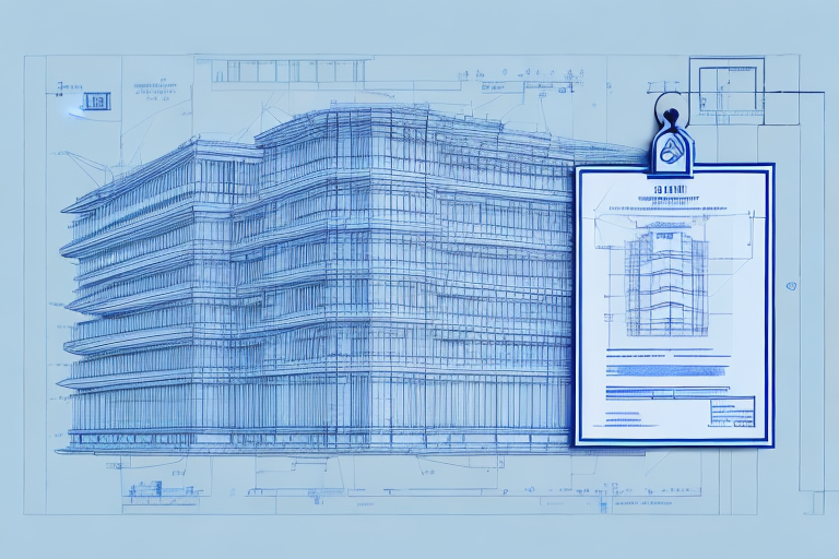 A blueprint for a building