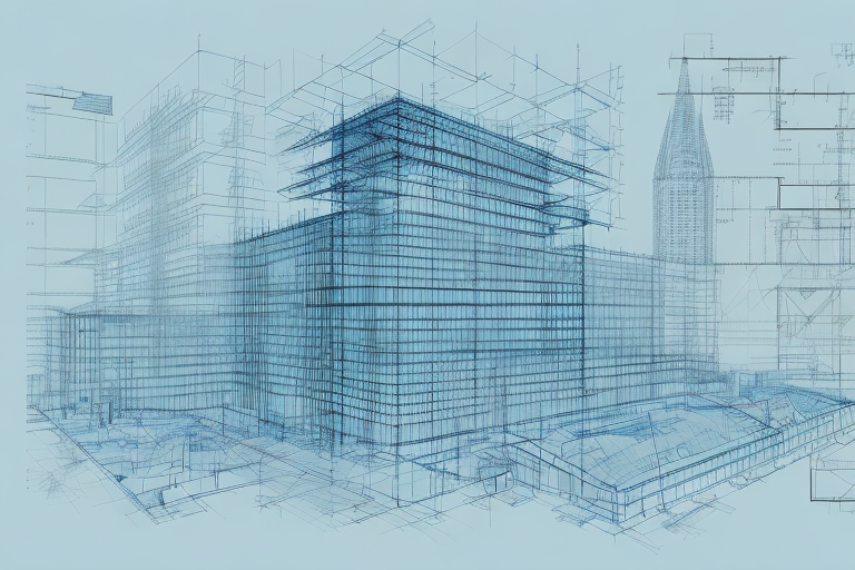 A construction blueprint with a stamp of approval