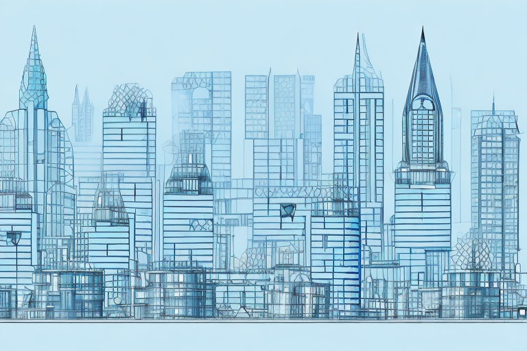 A cityscape of stadtbergen with various buildings in different stages of construction