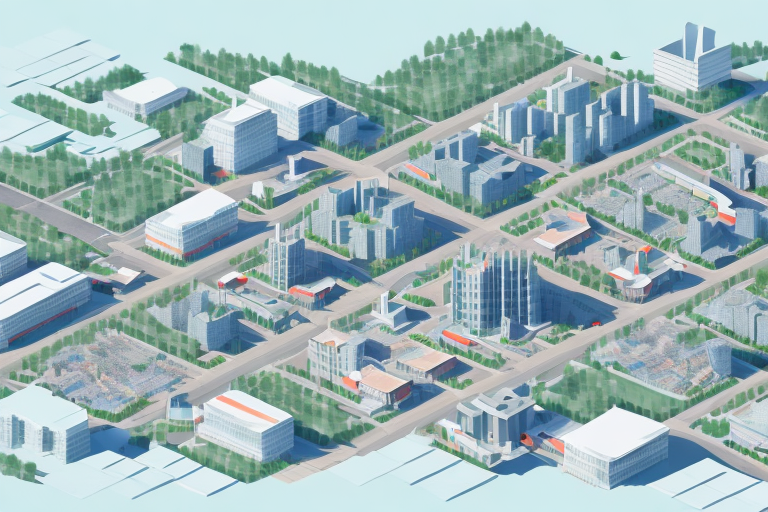 The cityscape of bottrop