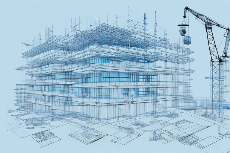 A construction site in the small town of rüssingen