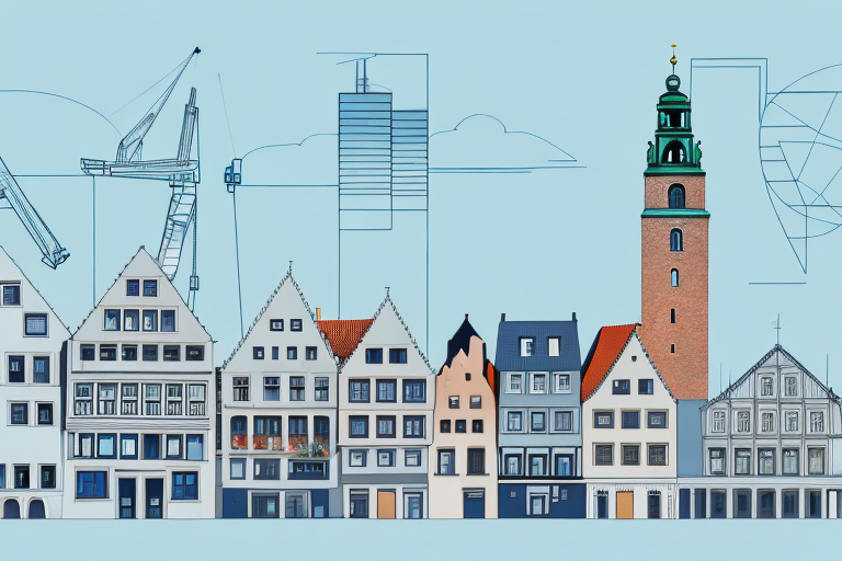 The cityscape of greifswald