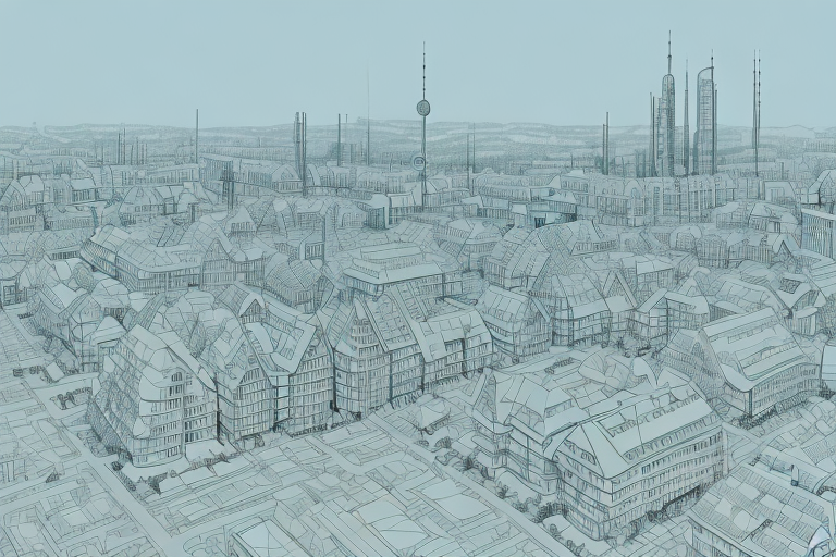 The cityscape of großbreitenbach