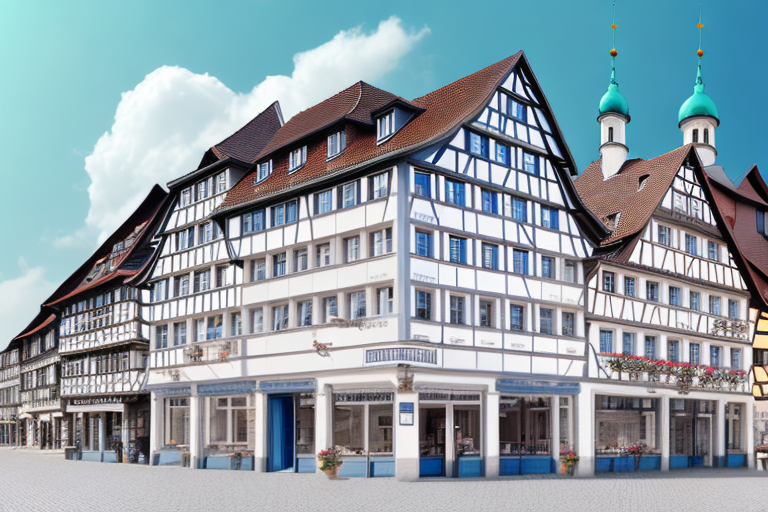 The dirmstein town in germany