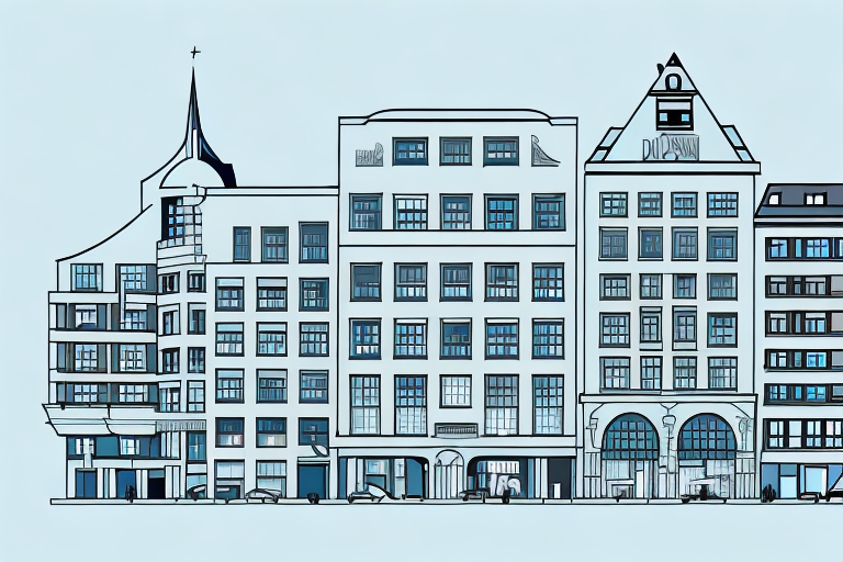 The lippstadt cityscape with a focus on construction and architectural elements