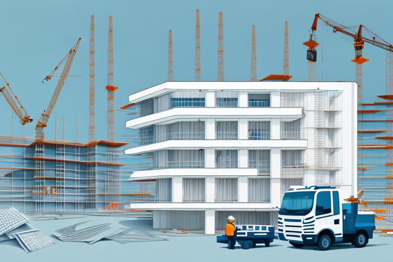 A construction site in the town of rösrath