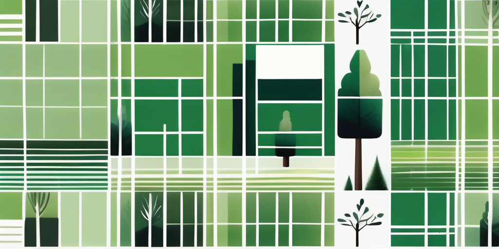A variety of different sized plots of land